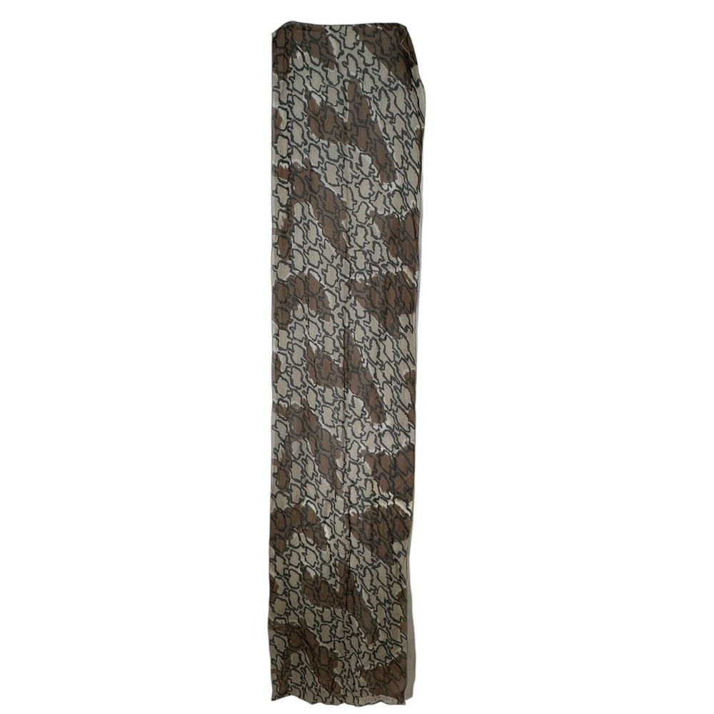 Givenchy Brown & Gray Graphic Scarf